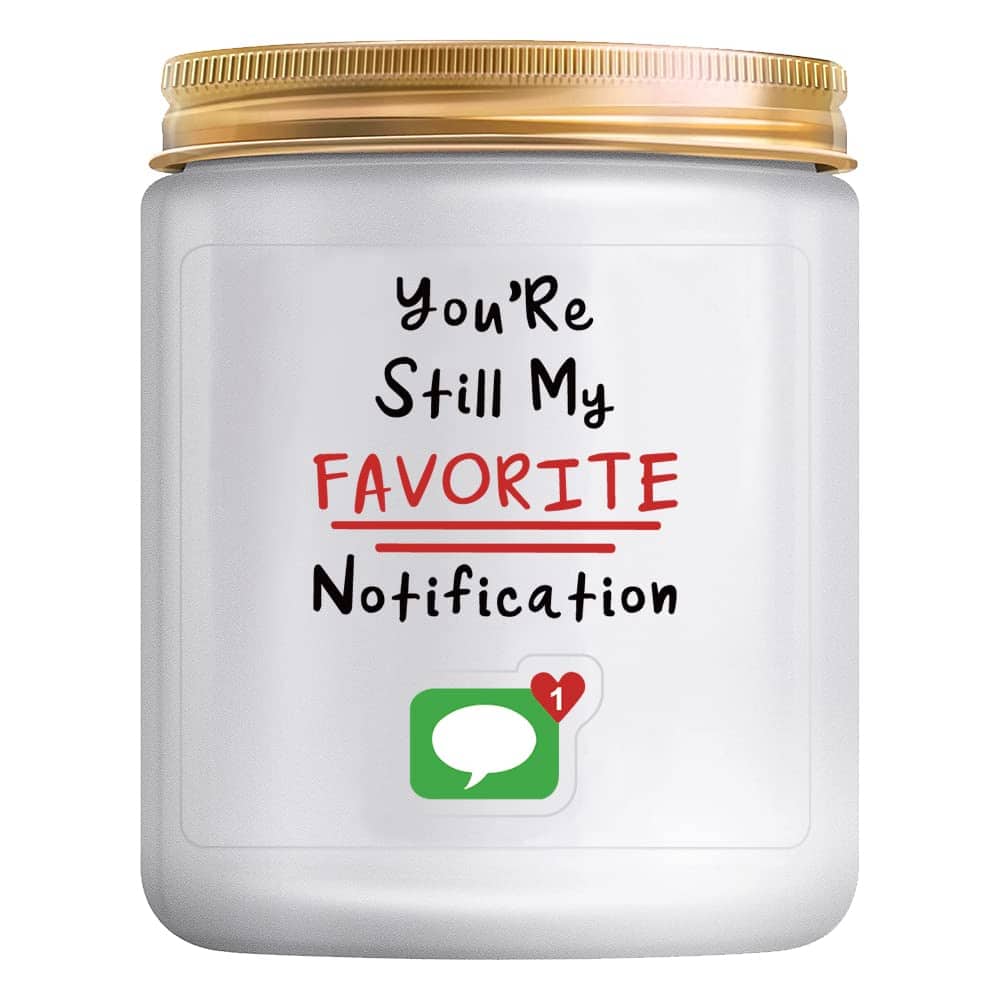 SUPERSUN Funny Birthday Gifts for Women Men, Romantic Anniversary for Him Her Boyfriend Girlfriend Wife Husband Couples Best Friends BFF Bestie Lavender Christmas Valentines Day Candle Present