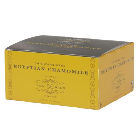 Harney & Sons Chamomile Tea Bags, 50 Count – Relaxing Herbal Tea for American Tea Lovers!