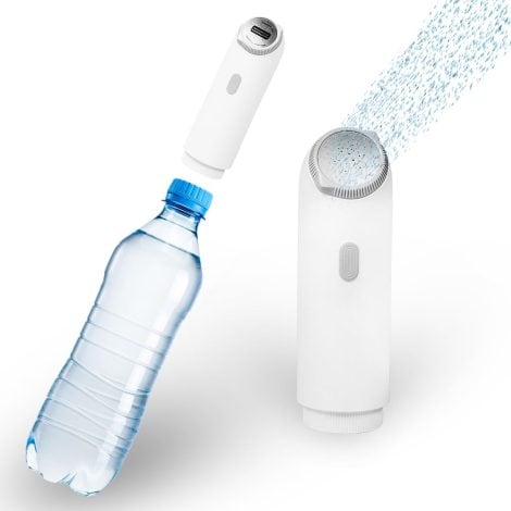 Portable GenieBidet Travel Bidet: Rechargeable, Handheld Hygiene Sprayer for Personal Cleaning, Postpartum, Baby Care.