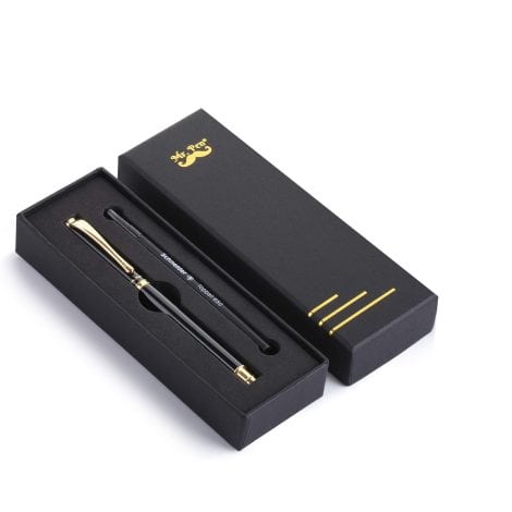 Elegant Executive Pen Set – Sleek Black Design, Smooth Writing, Ideal Gift for Men, Holiday Collection.