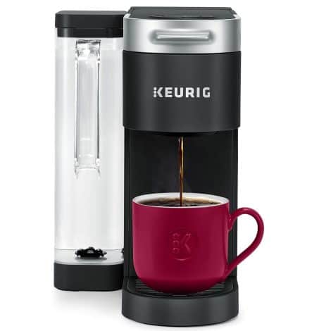 Keurig® K-Supreme coffee maker brews single-serve K-Cup pods with MultiStream tech and comes in black.