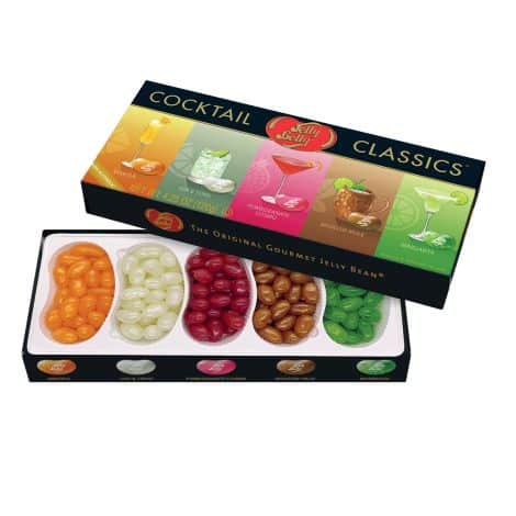 Jelly Belly Cocktail Classics Jelly Beans – A Gift Box with 5 Boozy Flavors, 4.25 ounces.