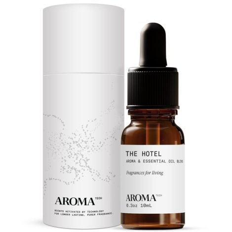 AromaTech Hotel Aroma Oil Set – Gift for holidays, with peach, lavender & pine scents, 0.3 fl oz.