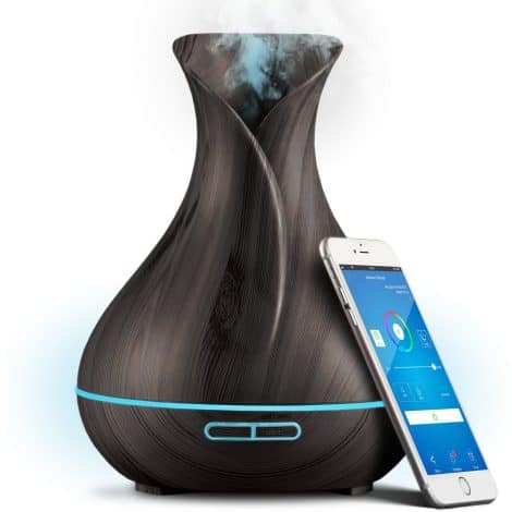 Smart WiFi Essential Oil Diffuser & Humidifier with Alexa & Google Home Phone App & Voice Control.