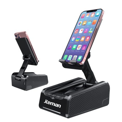 JTEMAN Wireless Bluetooth Speaker & Phone Stand, a versatile gift for birthdays or any occasion.