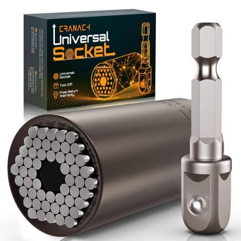 CRANACH Universal Socket – Handy Power Drill Adapter for Men and Women, Ideal Stocking Stuffer