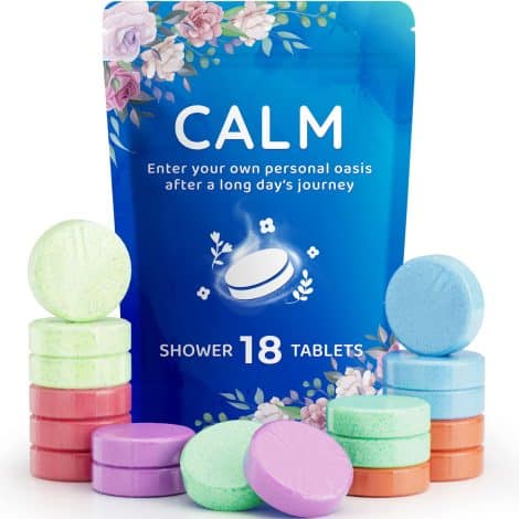 Fizzgarden 18-Pack Shower Steamers – Shower Bath Bombs that come individually wrapped – A variety of heavenly scented shower tablets, perfect for Mother’s Day or birthdays! Ideal for women and men who already have it all!