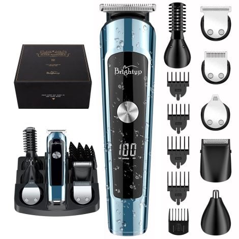 Introducing the FK-8788T Waterproof Beard Trimming Kit for Men with Electric Razor, Clippers, and Trimmer.