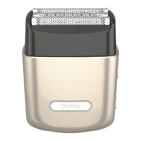 Travel-ready electric razor for men. Ovrbs Mini Shaver offers a 3-blade system, waterproof design, long battery life, and more!