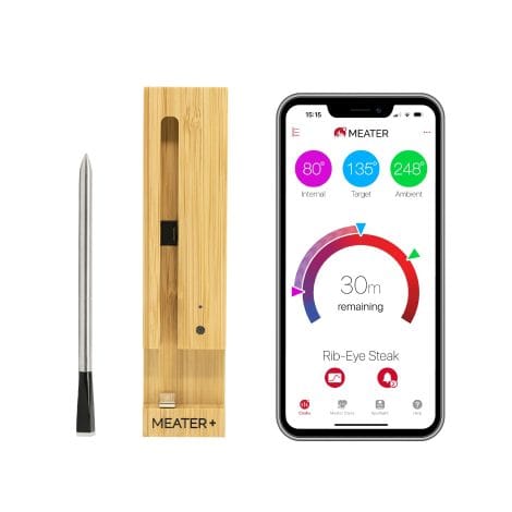 MEATER Plus: Extendible Wireless Smart Meat Thermometer with Bluetooth Booster | Perfect for Grilling, Baking, and more!