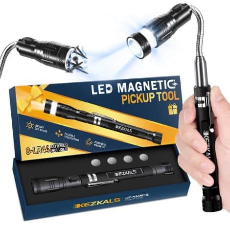 Gifts for Men: Flashlights with Magnetic Pickup Tool, Perfect for Christmas and White Elephant Parties.