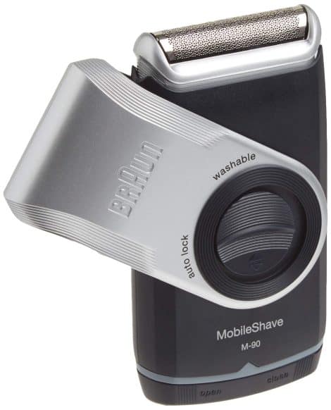 Braun Electric Razor for Men, M90 Portable Shaver, Trimmer, and Washable; Ideal for On-the-go Grooming.