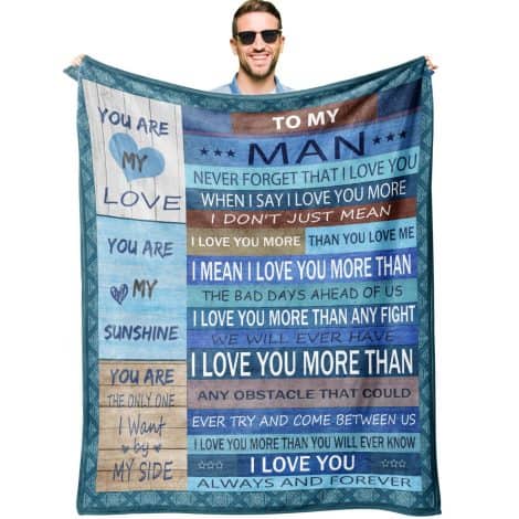 RFHBP Blanket – the perfect gift for your man! Show your love this Valentine’s Day, anniversary, or birthday.